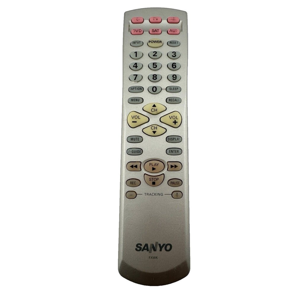 Sanyo FXWK TV Remote Control TESTED WORKS